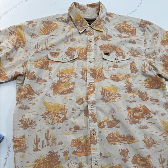Howler bros - H Bar B Snap shirt - Coyotes - Desert - Picture 4 of 5
